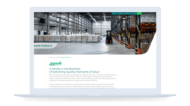 Transforming Basamh Group's Digital Presence with Pimcore